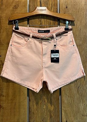 $64,90 UNIT/ SHORTS COLOR COM CINTO /ABERTA BARRA/ SALMAO/GRADE :36/1 38/2 40/2 42/2 44/2 46/1=10 PEÇAS