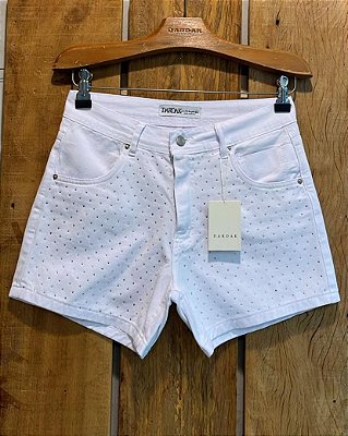 $64,90 UNIT/ SHORTS BRANCO COM STRASS FULL/GRADE:36/1 38/2 40/2 42/2 44/2 46/1=1O PEÇAS