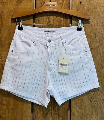 $64,90 UNIT/ SHORTS BRANCO COM STRASS rain /GRADE:36/1 38/3 40/2 42/2 44/2 46/1=11PEÇAS