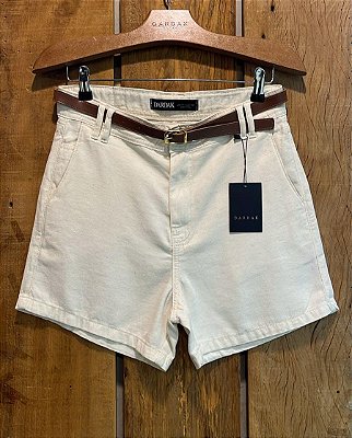 $64,90 UNIT / SHORTS LINHO COM CINTO/ OFF /GRADE:36/1 38/2 40/2 42/2 44/2 46/1= 10 PEÇAS