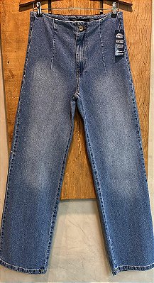 $74,90 UNIT /CALÇA WIDE LEG COM PENCE /LAVAGEM MEDIA/ GRADE 36/1 38/2 40/2 42/3 44/1 = 9 PEÇAS