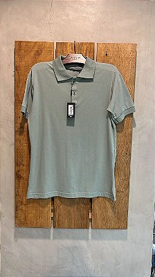 $39,90 UNIT / CAMISA POLO MASCULINA /VERDE MENTA / GRADE: P/1 M/2 G/2 GG/1= 6 PEÇAS