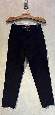 $79,90 UNIT /CALÇA RETA LINHO COM RECORTE /PRETO/ GRADE: 36/1 38/2 40/2 42/2 44/1 = 8 PEÇAS