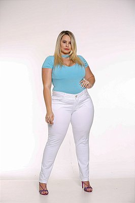 $ 67,90  UNIT. / SKINNY VMP COLOR / PLUS / BRANCO / GRADE : 40/1 42/1 44/2 46/3 48/2 50/1 52/1= 11 PEÇAS