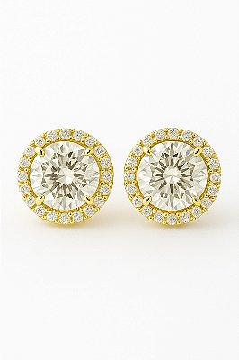 Brinco Fílip Imperial (9mm) Banhado A Ouro 18K BRI189