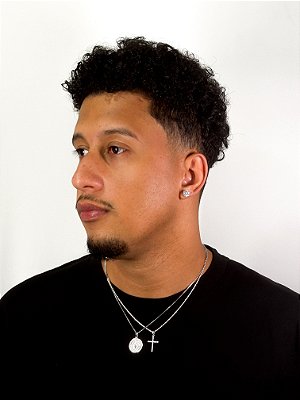 Kit Completo 5 Com 5 Peças Banhado A Ouro Branco COR001-PIN021-COR002-PIN009-BRI192-BRI158-BRI012