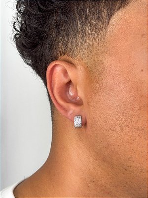 Kit Brincos 29 Pedras, 8 Pedras e 12 Pedras Banhado A Ouro Branco BRI003-BRI006-BRI001