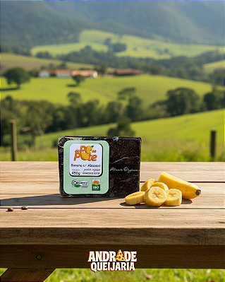Bananada com Abacaxi Orgânica - 450g - Do pé ao Pote
