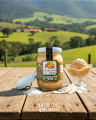 Doce de Leite com Coco Orgânico - Do pé ao Pote - 300g
