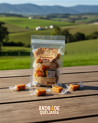 Bala de Caramelo Zero Açúcar 100g