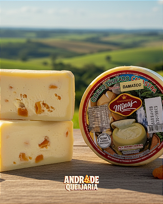 Queijo Trufado com Damasco - 480g