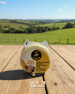 Queijo Sem Lactose - Minas Padrão - 530g