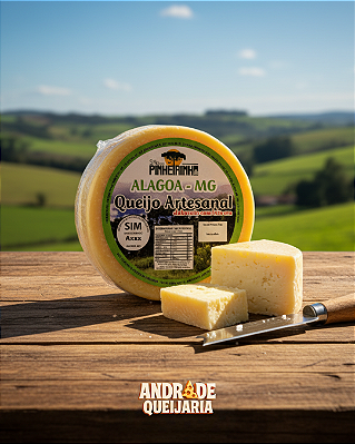 Queijo Artesanal Alagoa Especial - 560g - Sítio Pinheirinho