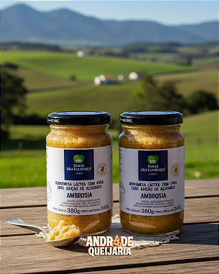 Ambrosia Zero Açúcar - 380g - 2 Unidades
