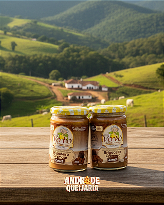 Brigadeiro Cremoso Zero Açúcar - 2 Potes de 400g