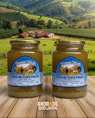 Doce de Cidra Ralada - 2 Potes 650g