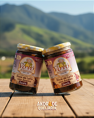 Doce de Leite com Ameixa Zero Açúcar - 2 Potes 400g