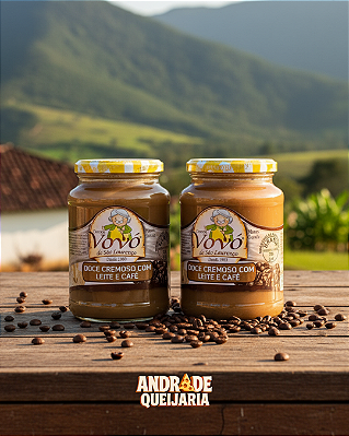 Doce de leite com Café - 2 Potes de 650g