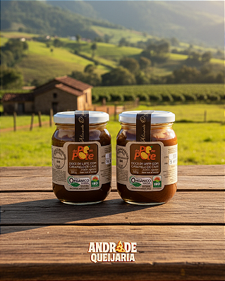 Doce de Leite com Caramelo de Café Orgânico - 2 potes de 300g - Do pé ao pote