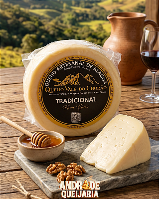 Queijo Artesanal Alagoa Vale do Chorão 600g