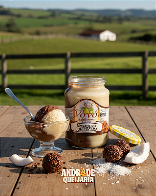 Doce de Brigadeiro com Cocada 650g