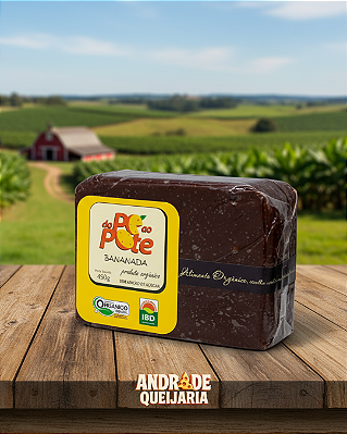 Bananada Orgânica - Do pé ao Pote - 450g