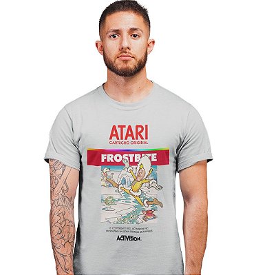 Camiseta River Raid Atari Game Retrô Camisa - Jogo Avião