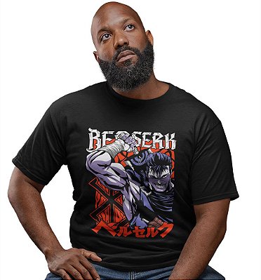 Camiseta Berserk – Espadachim Negro