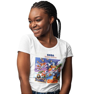 Camiseta Master System – Sonic