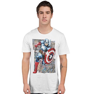 Camiseta Capitão América – Quadrinhos