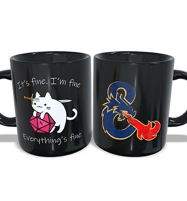 Caneca D&D - Everything is Fine!