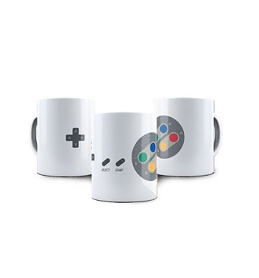 Caneca Controle de Super Nintendo