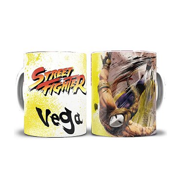 caneca jogo street fighter jogos de luta games gamer mod 2