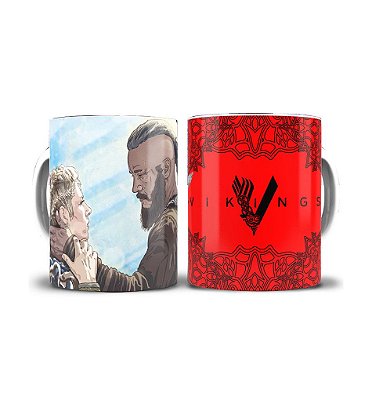 Caneca Vikings – Lagherta e Ragnar