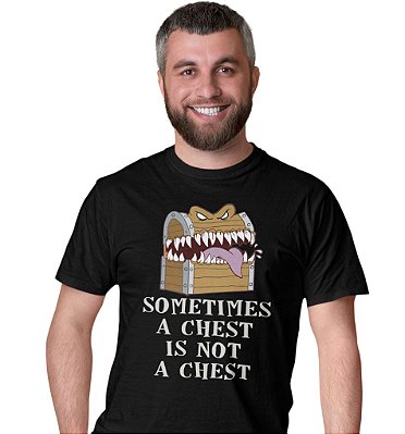 Camiseta Dungeons & Dragons – Sometimes a Chest is Not a Chest