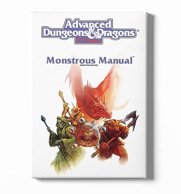 Poster Advanced Dungeon & Dragons – Manual dos Monstros