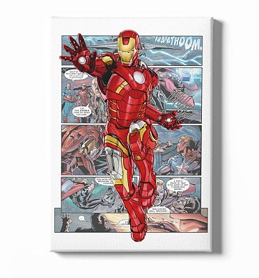 Poster Homem de Ferro Quadrinhos