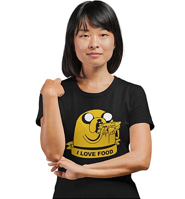 Camiseta Hora de Ventura – Jake: I Love Food