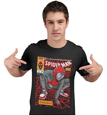 Camiseta Homem Aranha - Miles Morales