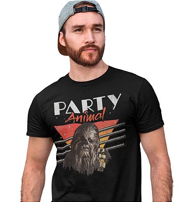 Camiseta Star Wars – Chewbacca Party Animal