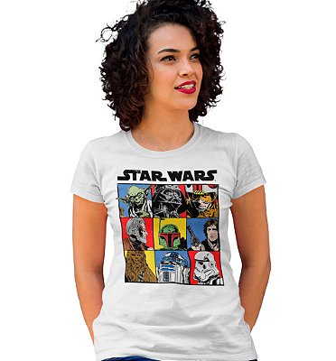 Camiseta Star Wars – Faces Classic
