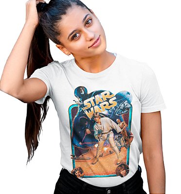 Camiseta Star Wars – Luke Skywalker Vintage