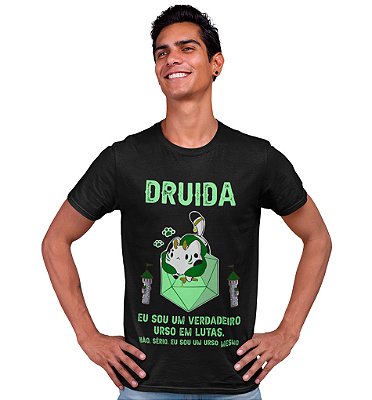 Camiseta Dungeons & Dragons – Gato Druida