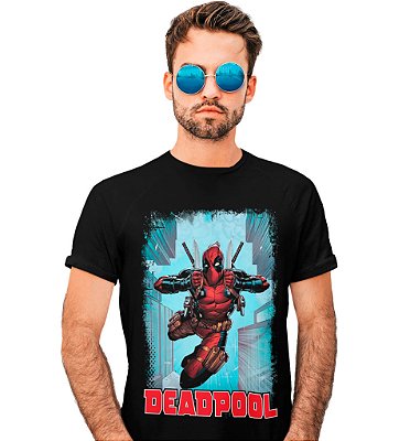 Camiseta Deadpool Vem Aí