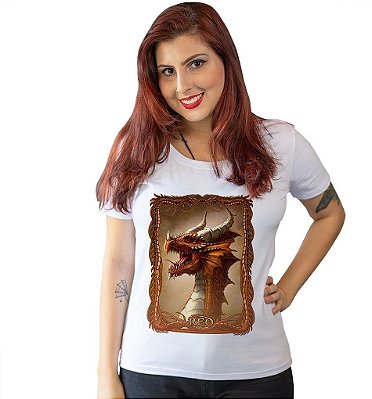 Camiseta Dungeons & Dragons - Dragão Cromático Vermelho