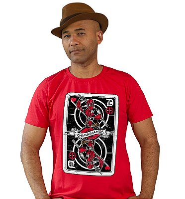 Camiseta DeadPool - Ás na Manga