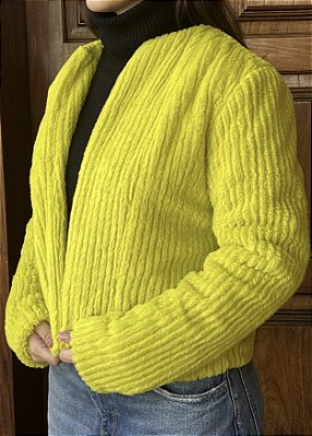 Casaco de Pelo Verde