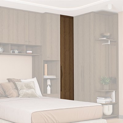 Guarda Roupa Modulado 1 Porta de Abrir Canto Reto  84cm Rimo Setiba