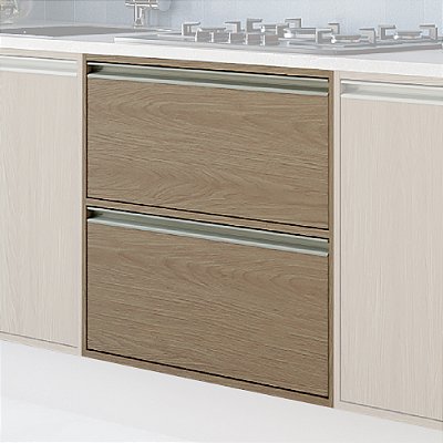 Balcão de Cozinha 1 Gaveta +1 Porta Basculante 80cm Rimo Vitória