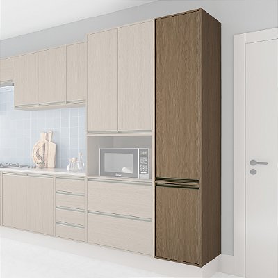 Armário Paneleiro de Cozinha 2 Portas 40cm Rimo Vitória